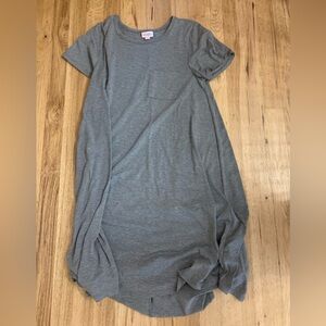 💕3/$18💕 LulaRoe Carly Grey Dress~ Size XS